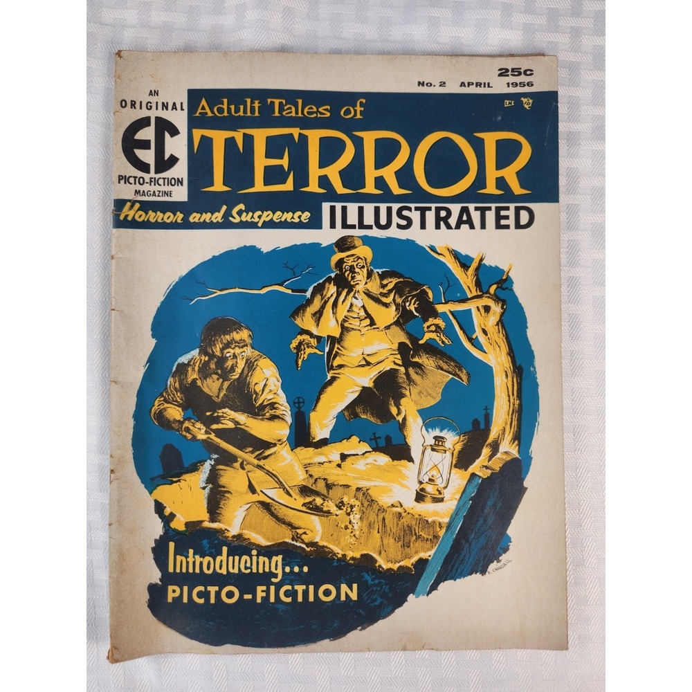 TERROR ILLUSTRATED #2 EC Picto-Fiction Classic 1956 Horror And Suspense FN/VF